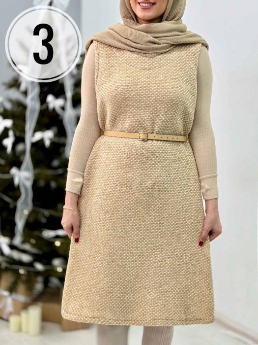 پیراهن حلقه ای بغل چاک ژاوین کد 4886