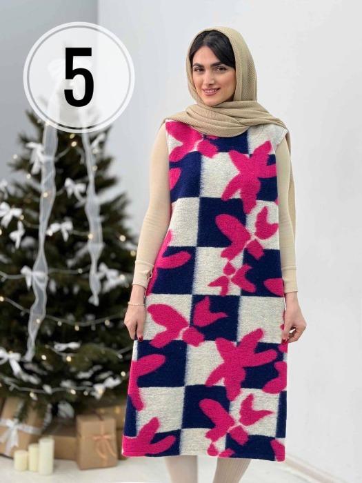 پیراهن حلقه ای بغل چاک ژاوین کد 4886