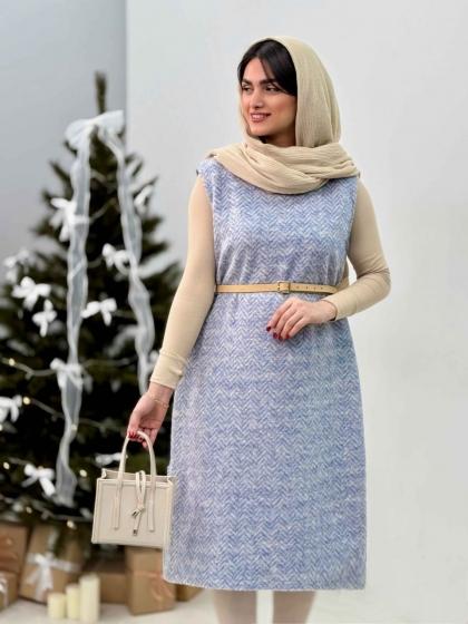 پیراهن حلقه ای بغل چاک ژاوین کد 4886
