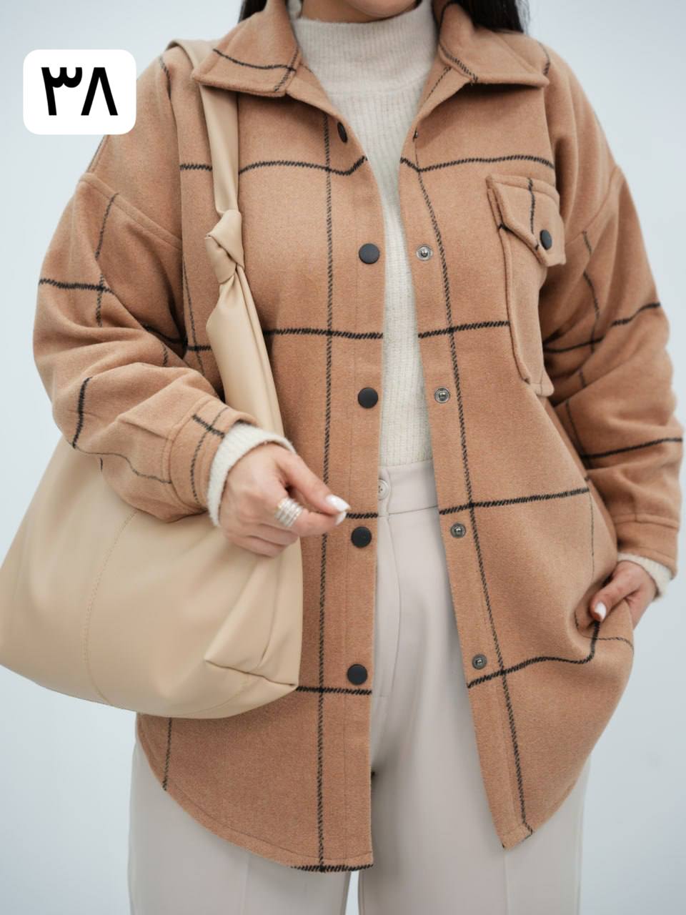 شکت چهارخونه تک جیب ساوانا کد6711