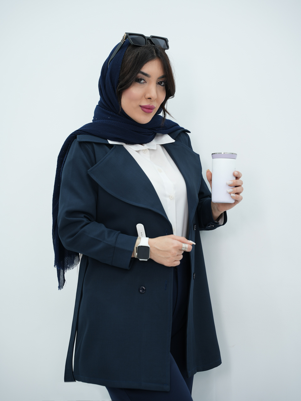 کتی کمردار یقه انگلیسی دلینا کد7075