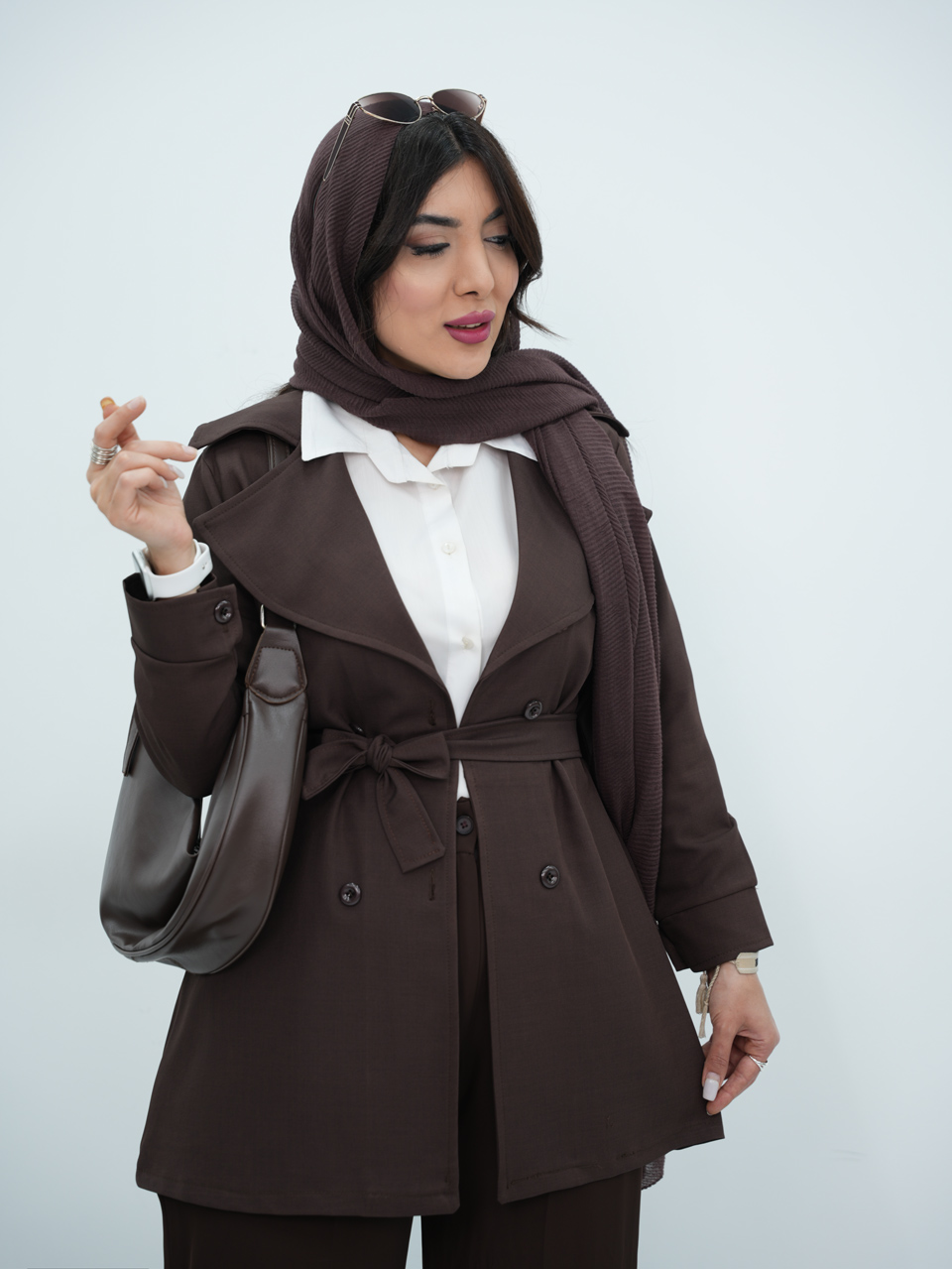 کتی کمردار یقه انگلیسی دلینا کد7075