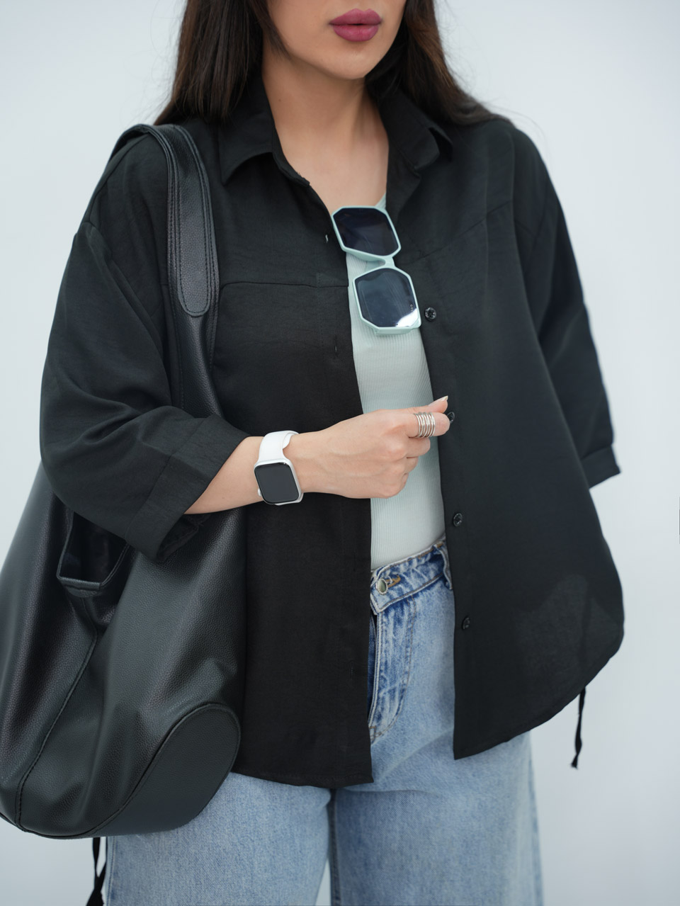 شومیز بغل گت چلیپا کد7102